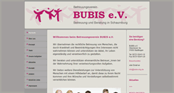 Desktop Screenshot of bubis-shg.de